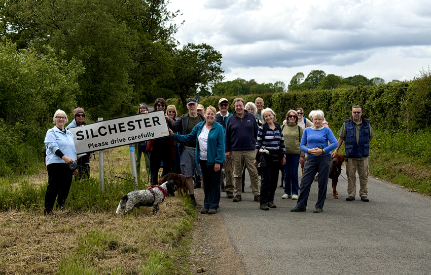 Boundary Walk 2026 Silchester sign