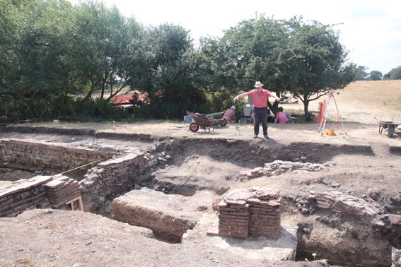 site of the bath house